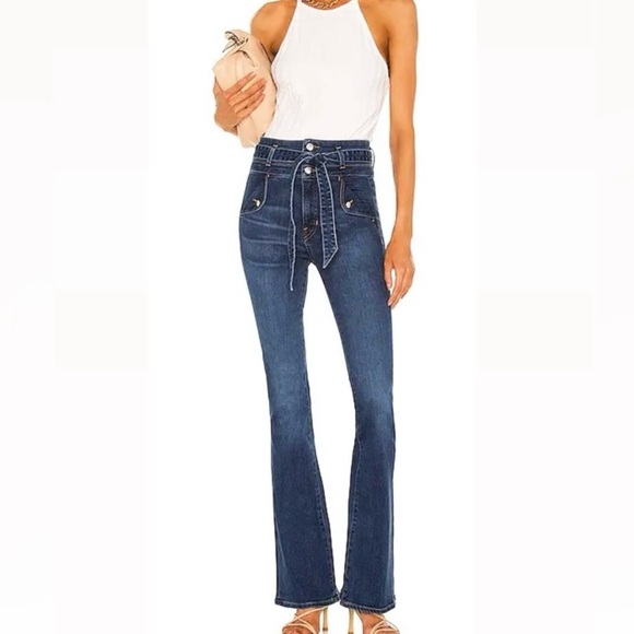 VERONICA BEARD Giselle Skinny Flare Jean - Picture 3 of 6
